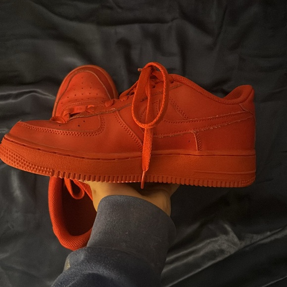 Red Nike Air Force 1’s - Picture 5 of 5
